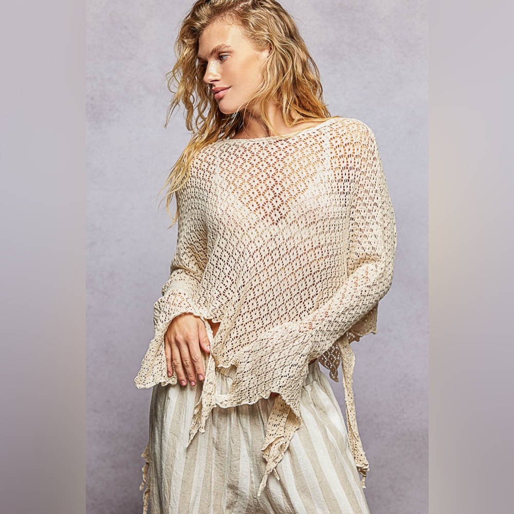 POL “ Playa Vista Top “ 100% cotton | Natural